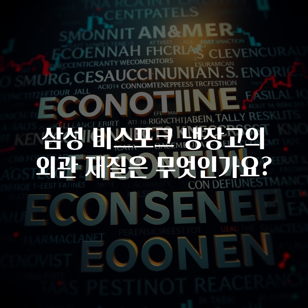 삼성 비스포크 냉장고의 외관 재질은 무엇인가요?