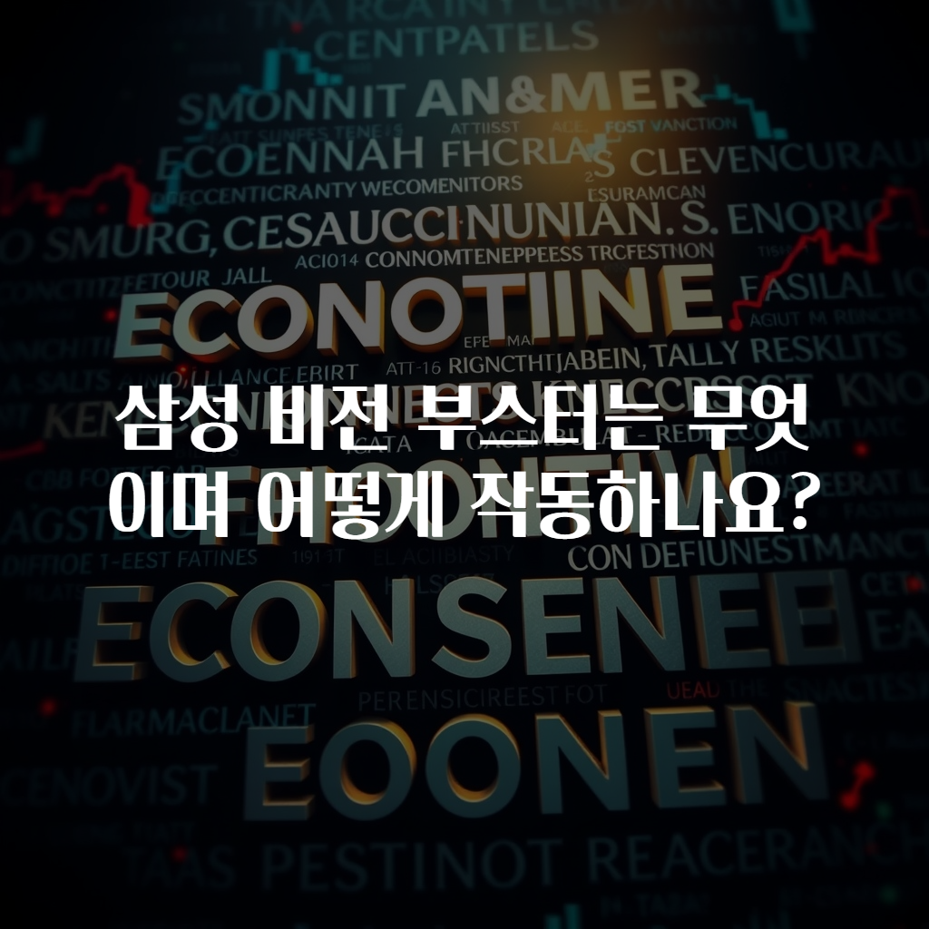 삼성 비전 부스터는 무엇이며 어떻게 작동하나요?