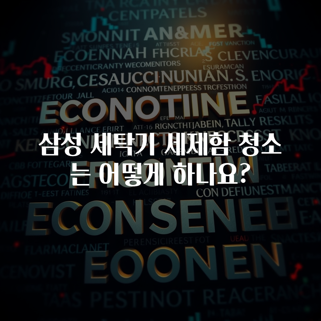 삼성 세탁기 세제함 청소는 어떻게 하나요?